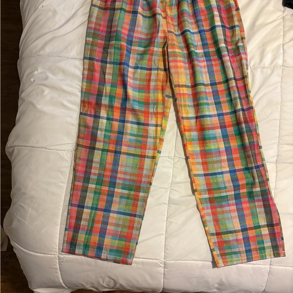 H&M Colorful Checkered Women's Capris